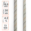 Ø10.5mm EVO cuerda semiestática Blanca